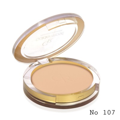 GOLDEN ROSE Pressed Powder 107 soft honey